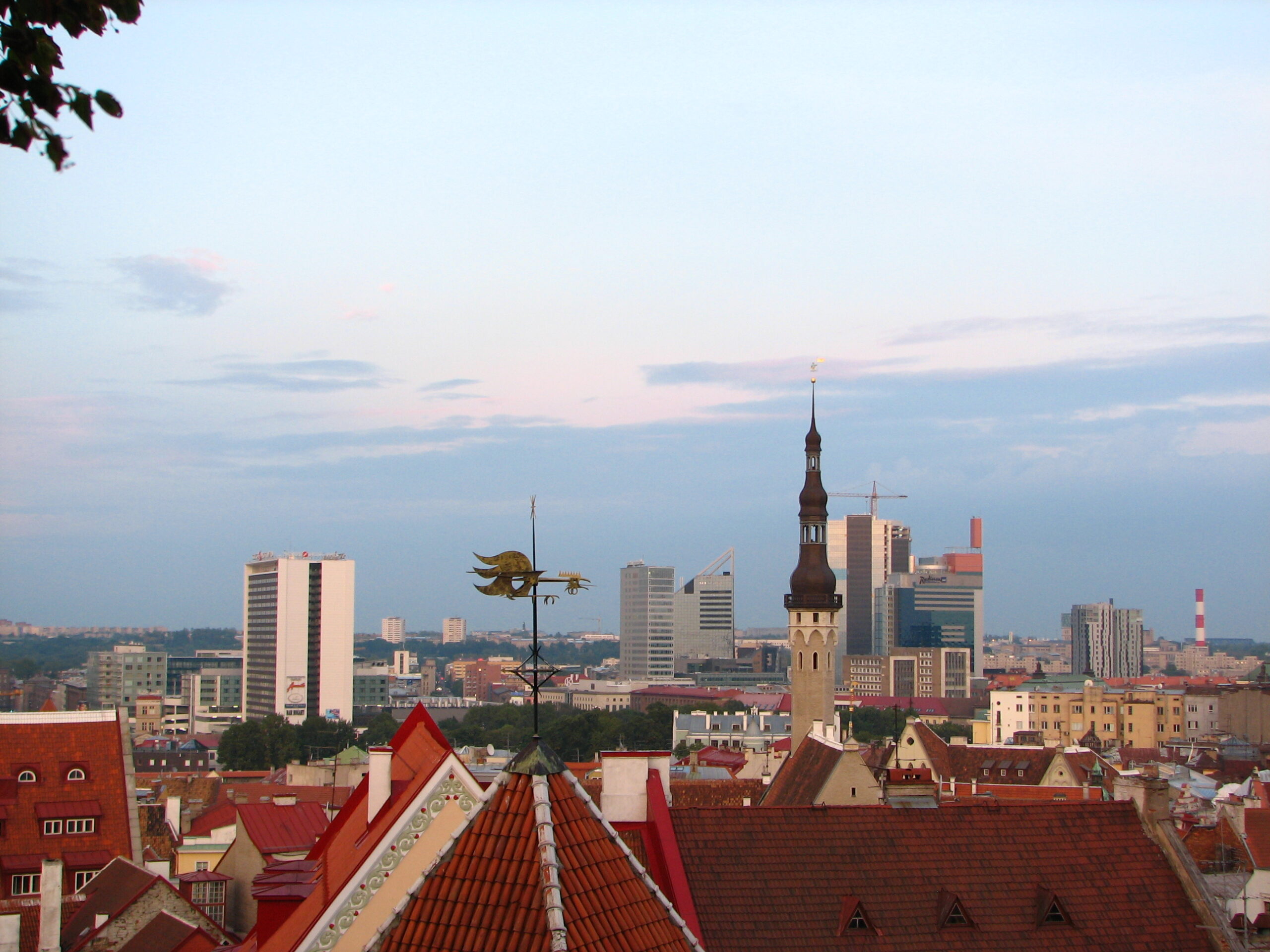 Tallinn old town and historic architecture